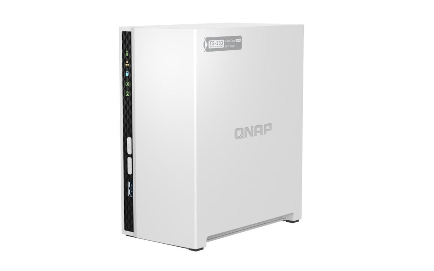 Servidor NAS Qnap Tower 2 Bahías 3.5'' 2GB RAM 4 Núcleos